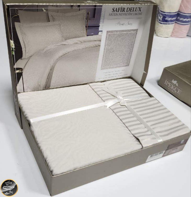 ست کاور لحاف دونفره ساتن برند iPEKCE ترک (شش تکه)