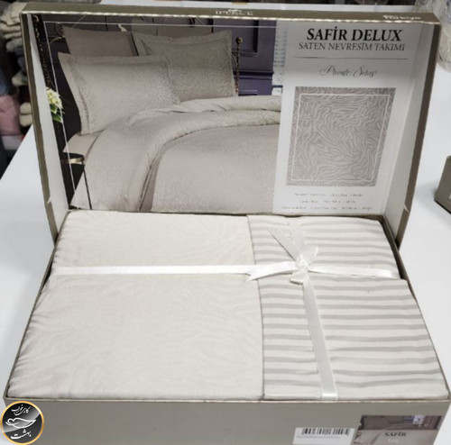 ست کاور لحاف دونفره ساتن برند iPEKCE ترک (شش تکه)