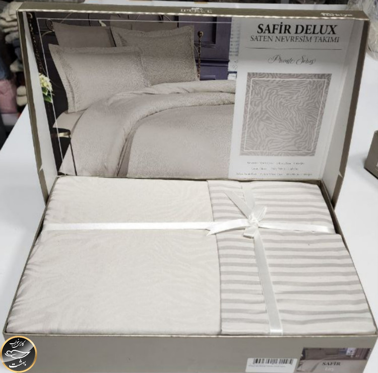 ست کاور لحاف دونفره ساتن برند iPEKCE ترک (شش تکه)