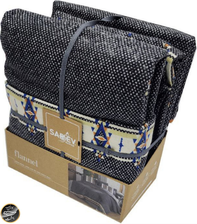 ست کاور لحاف دونفره برند سارو ترک ( 4 تکه) Flannel
