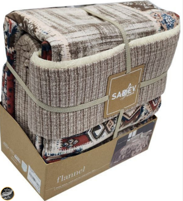 ست کاور لحاف دونفره برند سارو ترک ( 4 تکه) Flannel