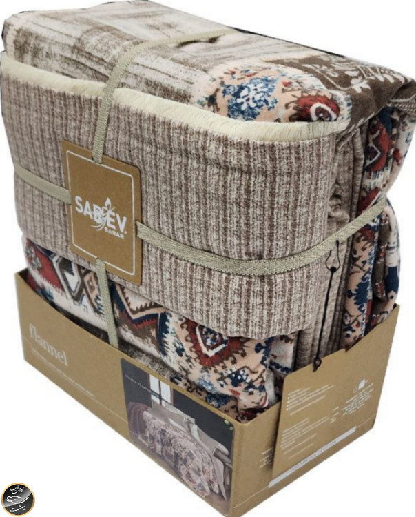 ست کاور لحاف دونفره برند سارو ترک ( 4 تکه) Flannel