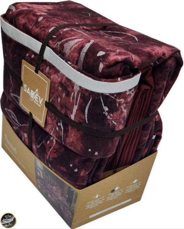 ست کاور لحاف دونفره برند سارو ترک ( 4 تکه) Flannel