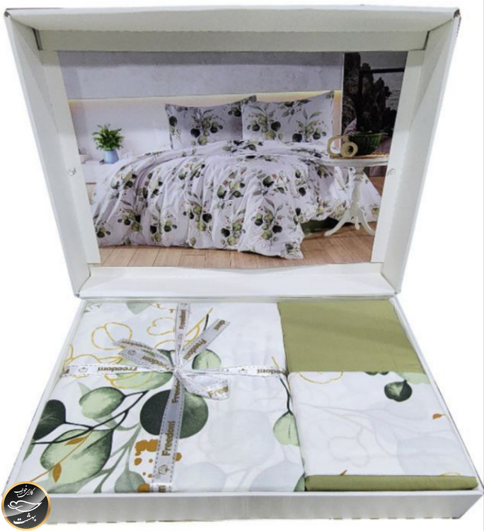 ست کاور لحاف دونفره برند فری دوم ترک ( 4 تکه)