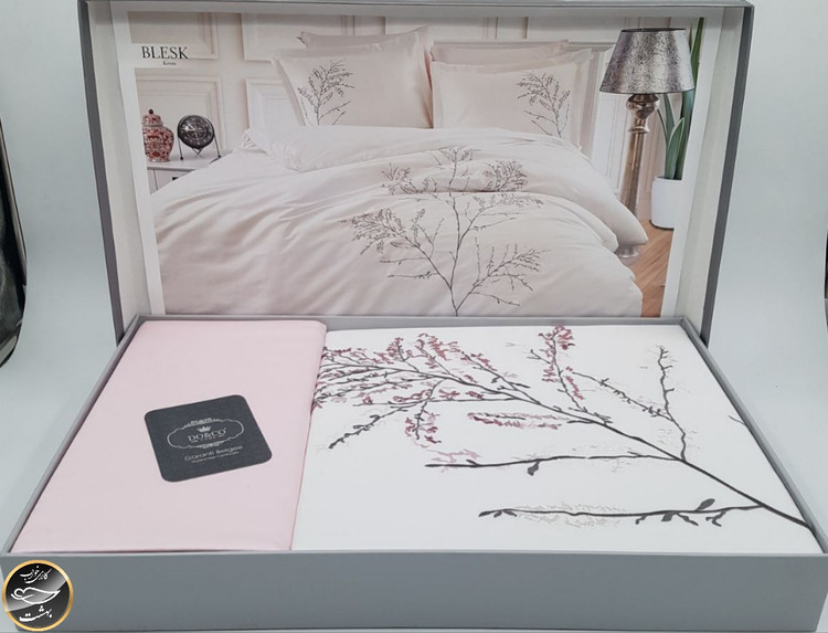 ست کاور لحاف دونفره ساتن برند دوکو ترک (شش تکه)