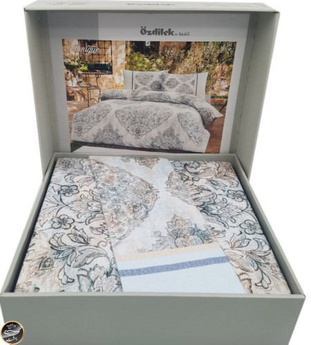 ست کاور لحاف دونفره برند ازدلیک ترک (چهار تکه) Ethnique