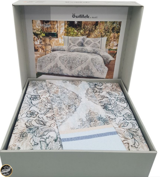 ست کاور لحاف دونفره برند ازدلیک ترک (چهار تکه) Ethnique