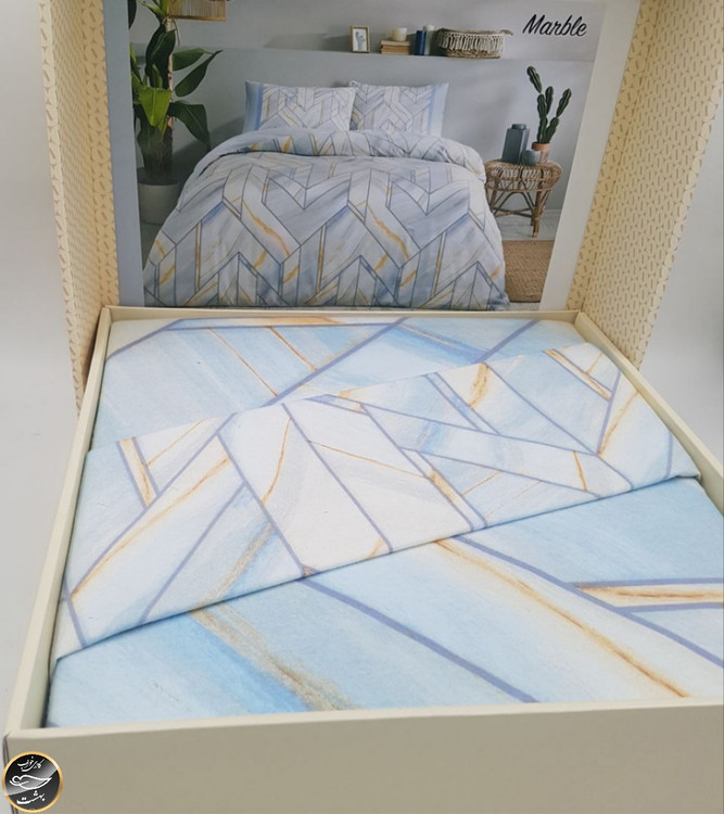 ست کاور لحاف دونفره برند ازدلیک ترک (چهار تکه) Marble