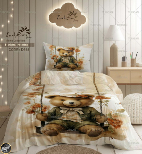 روتختی یک رو یک نفره چهار تکه برند ترکسان کد D658