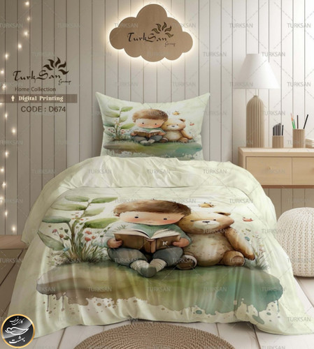 روتختی یک رو یک نفره چهار تکه برند ترکسان کد D674