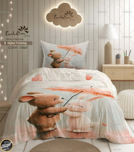 روتختی یک رو یک نفره چهار تکه برند ترکسان کد D687