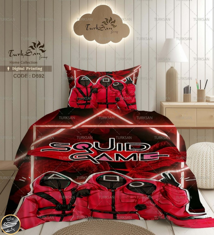 روتختی یک رو یک نفره چهار تکه برند ترکسان کد D692