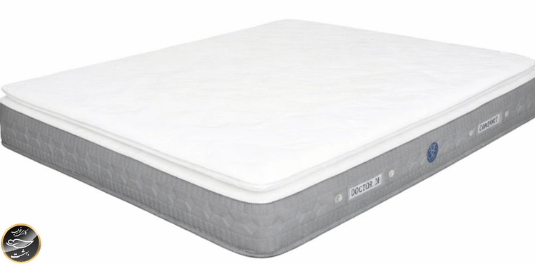 تشک طبی فنری کامفورت دو نفره سایز ۱۴۰x۲۰۰ سانتی متر (فنر پاکتی - منفصل)