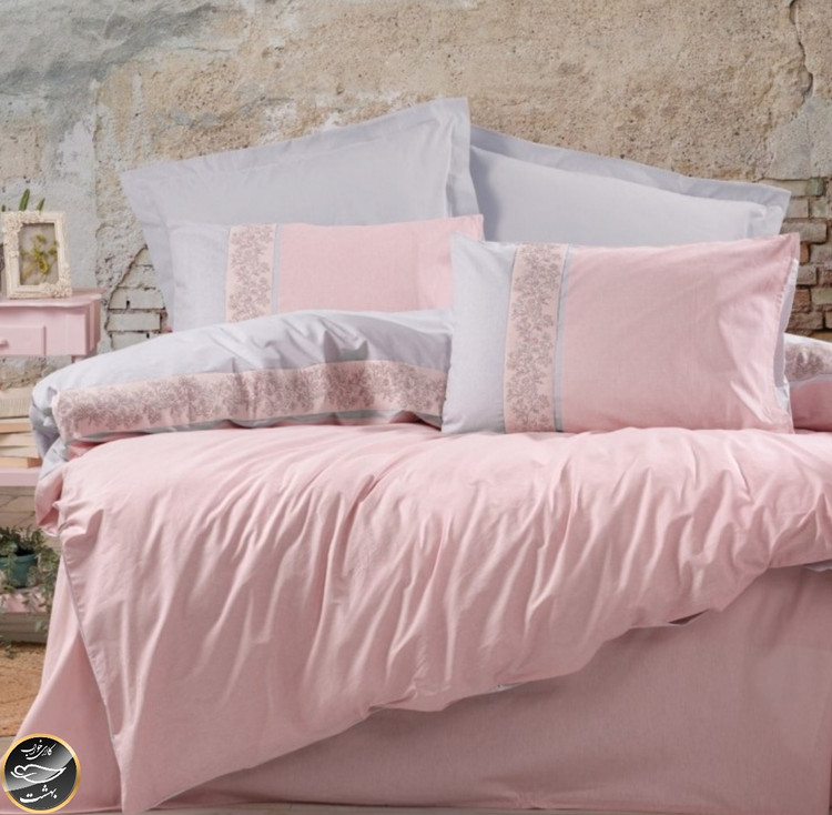 ست کاور لحاف دونفره Folk Art - Mila Pembe (چهار تکه)