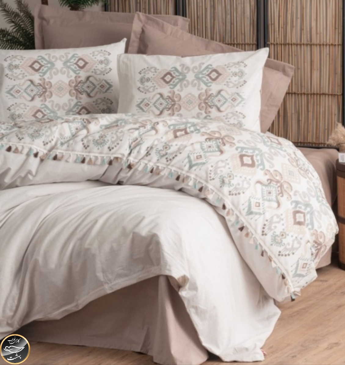 ست کاور لحاف دونفره Candy - Asilo Kahve (چهار تکه)