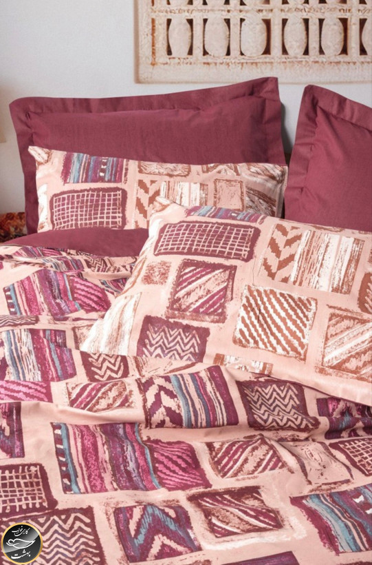 ست کاور لحاف دونفره Ethnic - Estilo Bordo (چهار تکه)