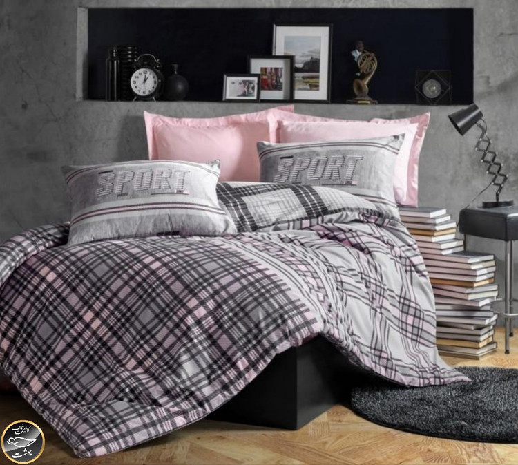 ست کاور لحاف دونفره Masculine - Andrea Gul Kurusu (چهار تکه)