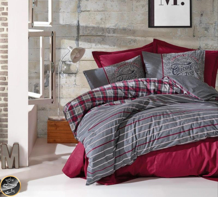 ست کاور لحاف دونفره Masculine - Jonas Bordo (چهار تکه)