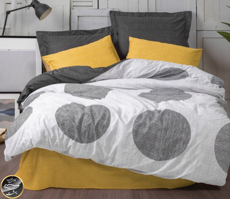 ست کاور لحاف دونفره Modern - Dappeld Sari (چهار تکه)