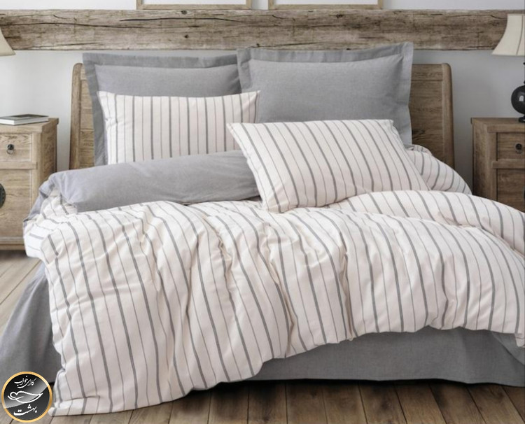 ست کاور لحاف دونفره Natureforce مدل Unus Gri (چهار تکه)