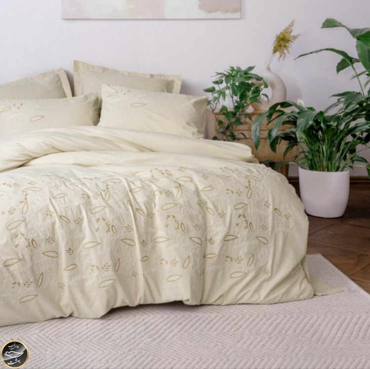 ست کاور لحاف دونفره Cotton Keten - Lapelis (شش تکه)