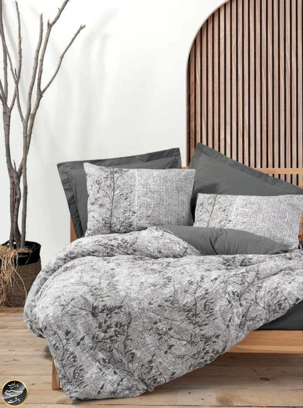 ست کاور لحاف دونفره Dual - Odin Kahve (چهار تکه)