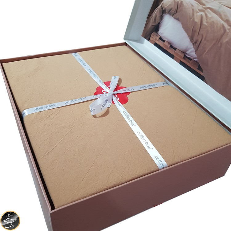ست کاور لحاف دونفره Neat - Bej Krem (چهار تکه)