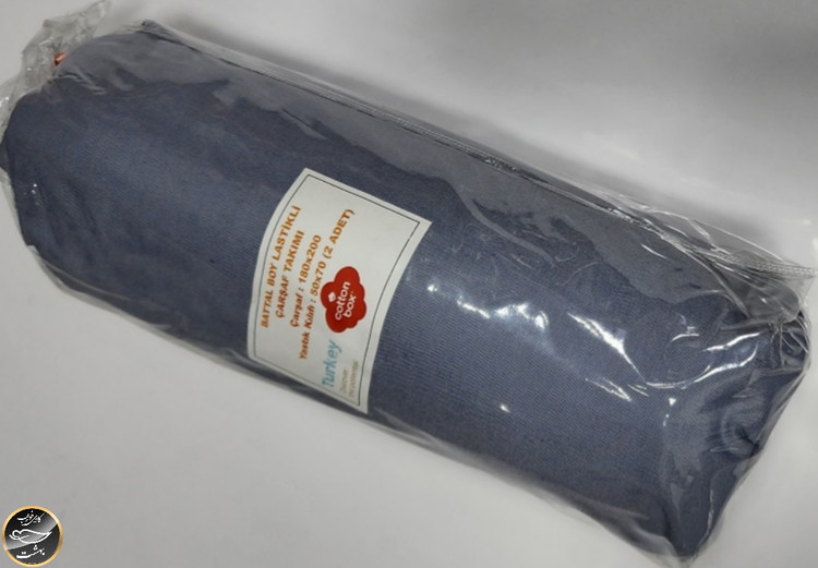 نیم ست دونفره (عرض ۱۸۰ سانتی متر - کوتون باکس - طوسی تیره)
