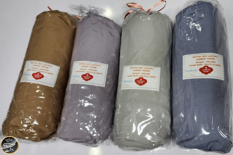 نیم ست دونفره (عرض ۱۸۰ سانتی متر - کوتون باکس - طوسی روشن)