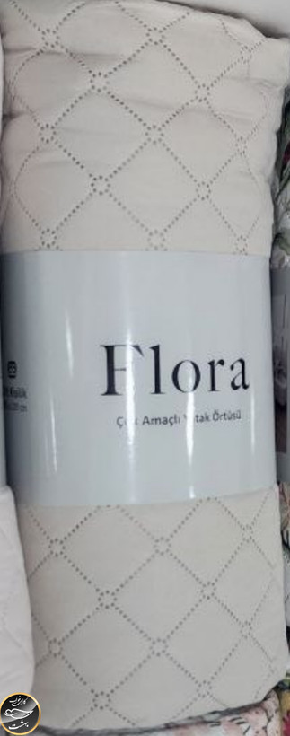 روتختی تابستانی دونفره (یک تکه - رنگ بژ - 200x220 سانتی متر)