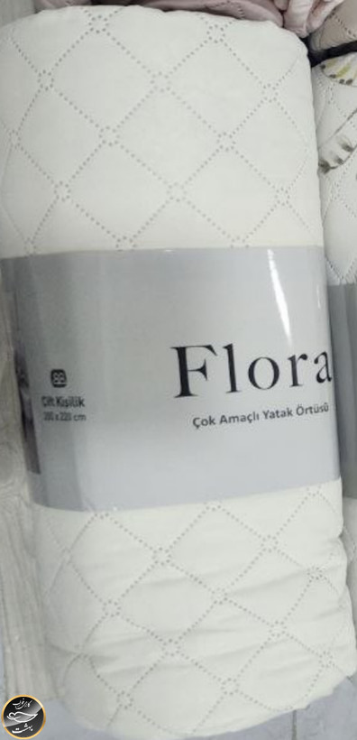 روتختی تابستانی یک نفره (یک تکه - رنگ شیری - 160x220 سانتی متر)