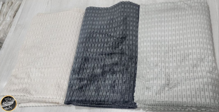 رومبلی دونفره مخمل (رنگ کرم - 180x220 سانتی متر)