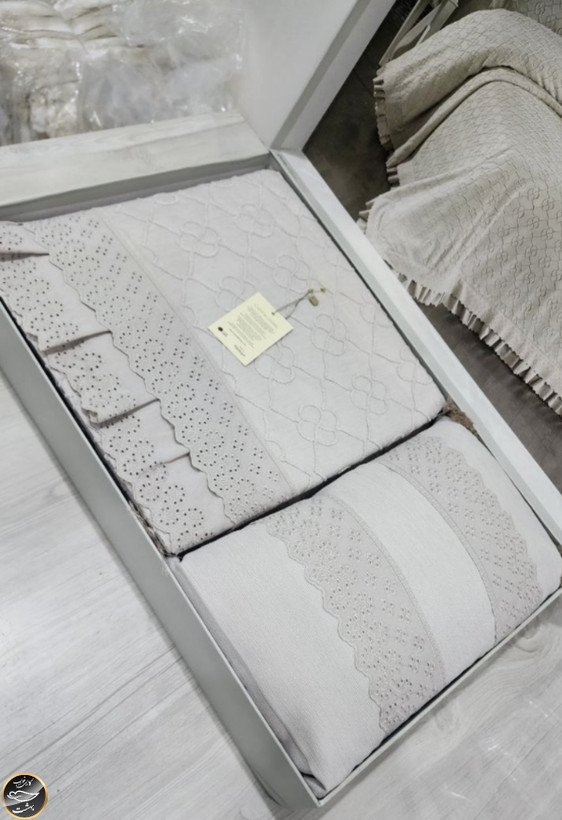 ست پیکه دونفره مدل Julia برند Capital Home ترک (هفت تکه)