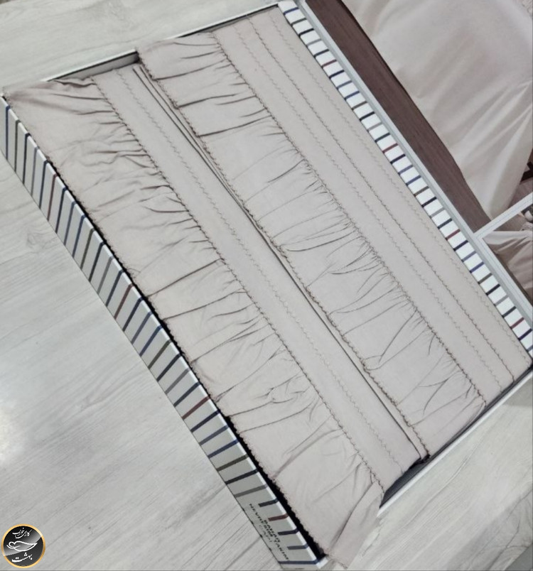 ست کاور لحاف دونفره مدل Bahar برند Capital Home ترک (شش تکه - بژ)