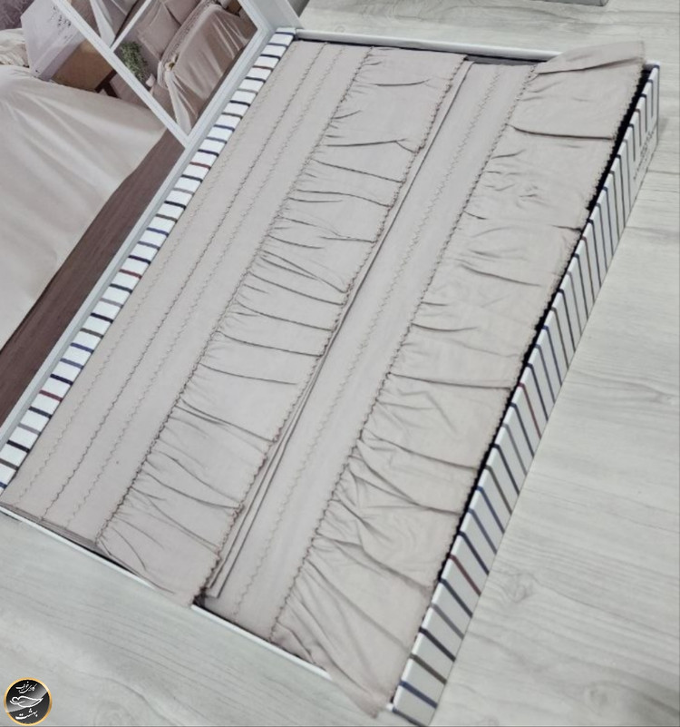 ست کاور لحاف دونفره مدل Bahar برند Capital Home ترک (شش تکه - بژ)
