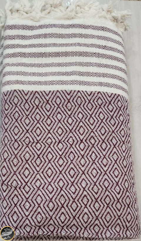 شال مبل برند کاراجا هوم ترک 180x310 سانتی متر (زرشکی)