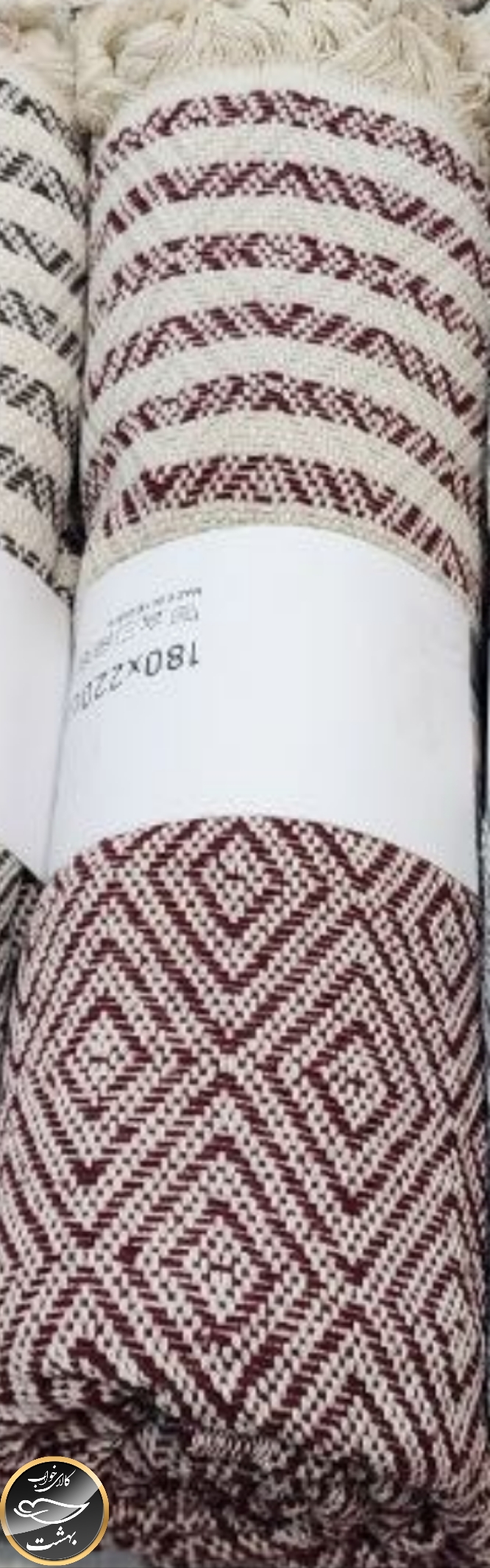 شال مبل ۱۷۰x220 سانتی متر (زرشکی)