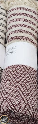 شال مبل ۱۷۰x220 سانتی متر (زرشکی)