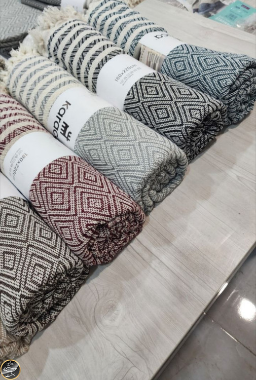 شال مبل ۱۷۰x220 سانتی متر (مشکی)