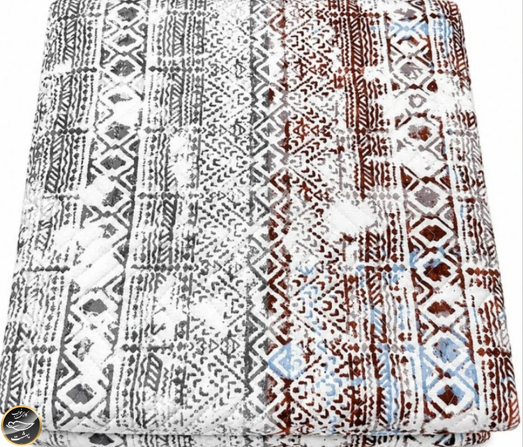 ست کاور لحاف دونفره پنبه دوزی 100206 Complete Seti Viven Home (شش تکه)