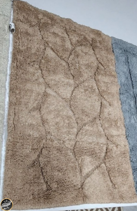 پادری پشمی (50x80 سانتی متر - قهوه ای)