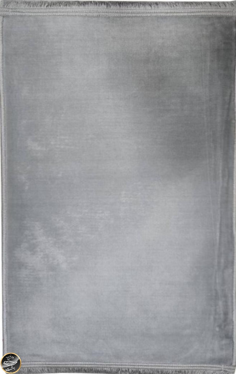 پادری مخمل (80x50 سانتی متر - طوسی)