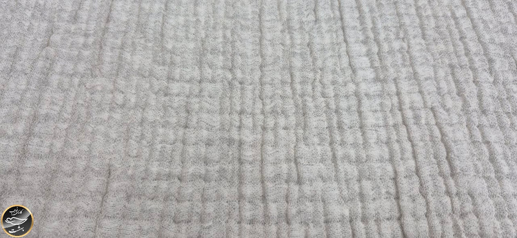 دونفره پنبه دوزی برند کاراجا ترک (سه تکه - طوسی روشن)