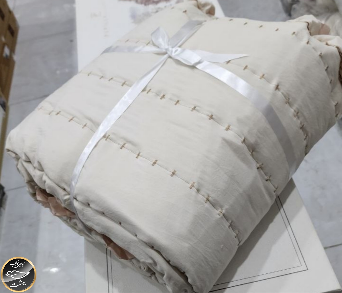 روتختی دونفره پنبه دوزی چین دار ترک مدل Luna