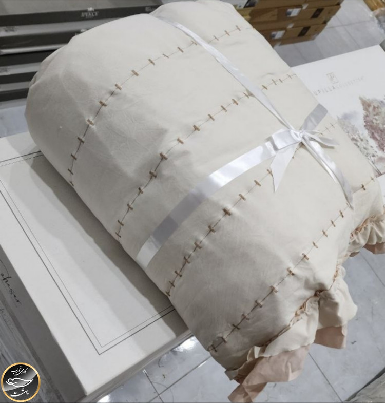 روتختی دونفره پنبه دوزی چین دار ترک مدل Luna