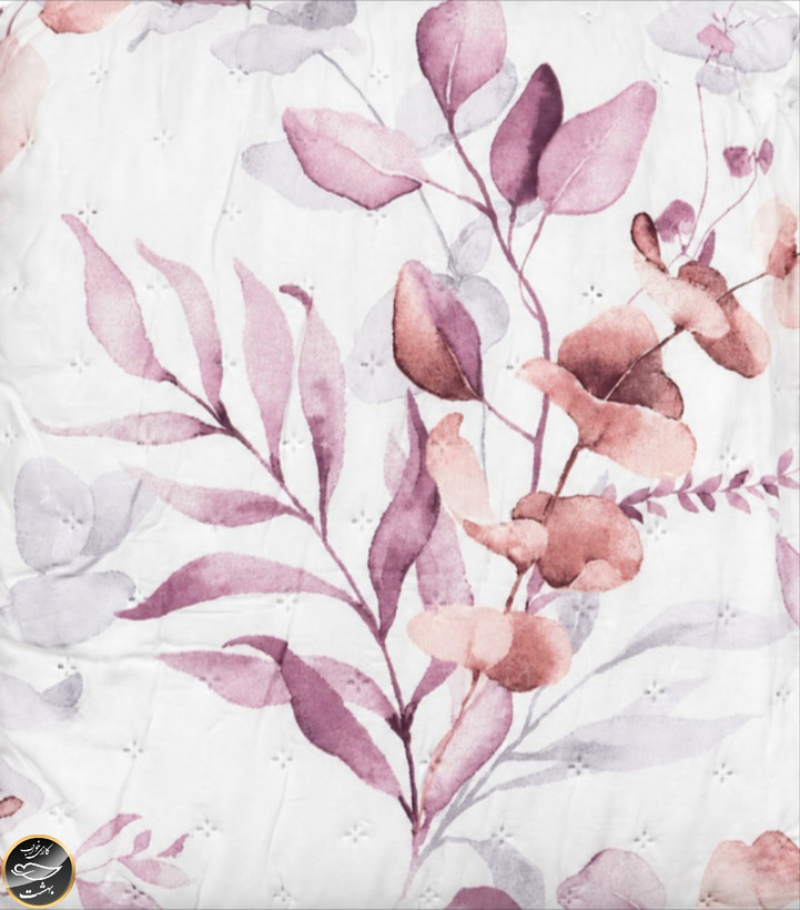 روتختی دو نفره چین دار مدل Jasmine (سه تکه)