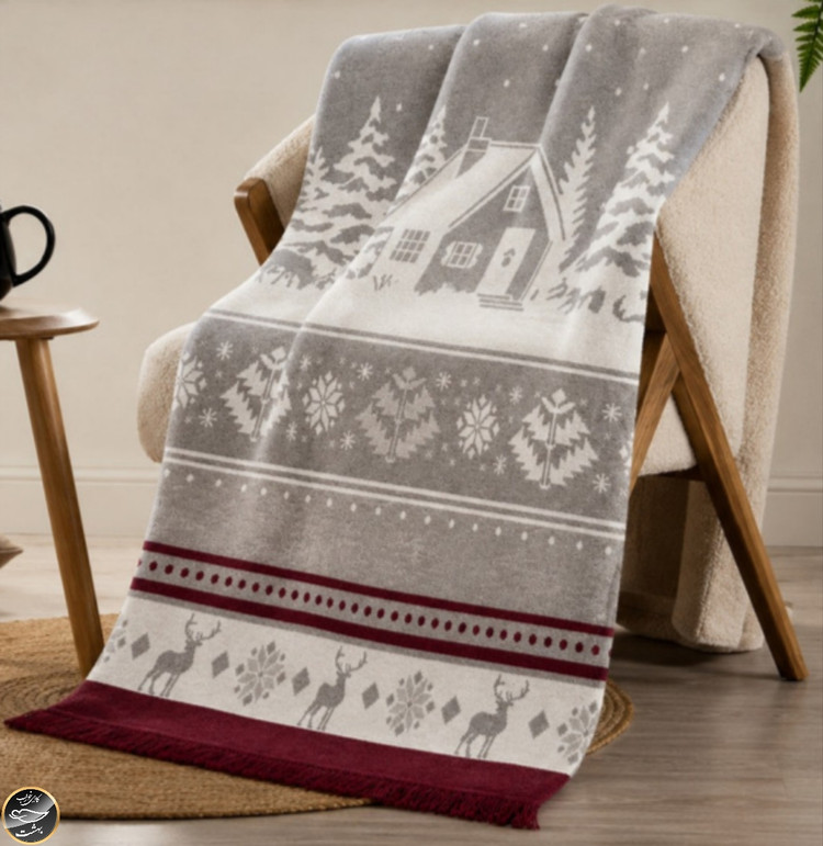 پتو دو نفره مسافرتی Merinos مدل 005