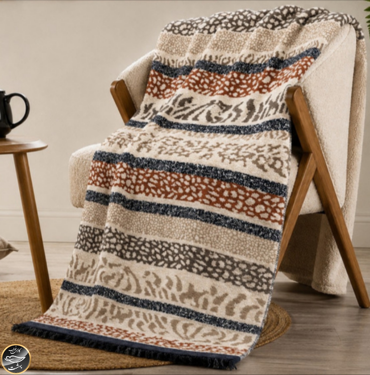 پتو دو نفره مسافرتی Merinos مدل 004