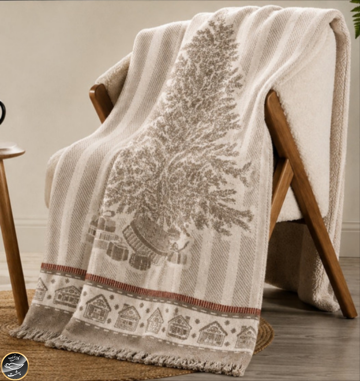پتو دو نفره مسافرتی Merinos مدل 001
