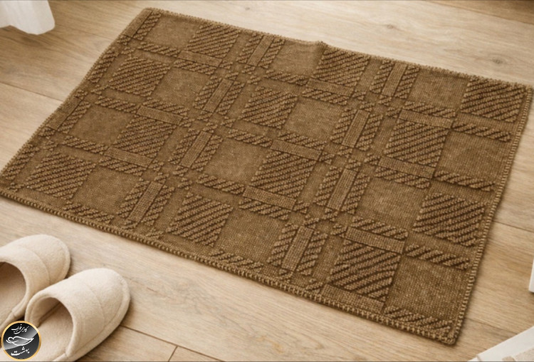 پادری گلیمی مدل سنگی سایز 85x60 سانتی متر
